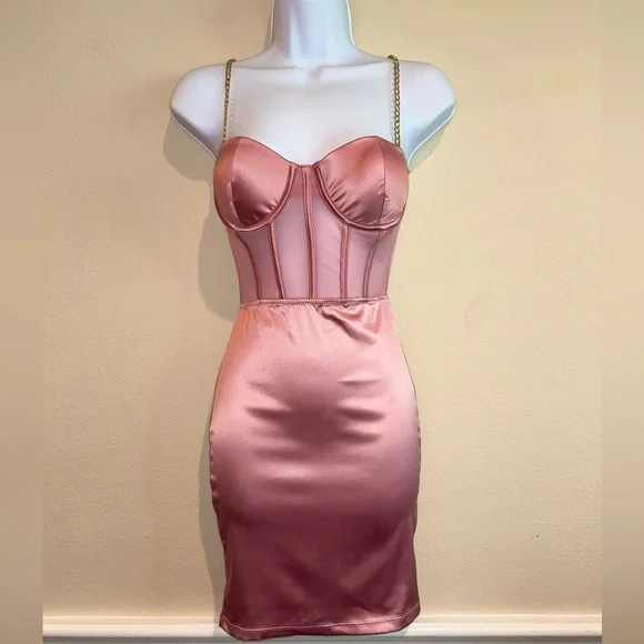 slim fit dress slacks Lisa Satin Dress